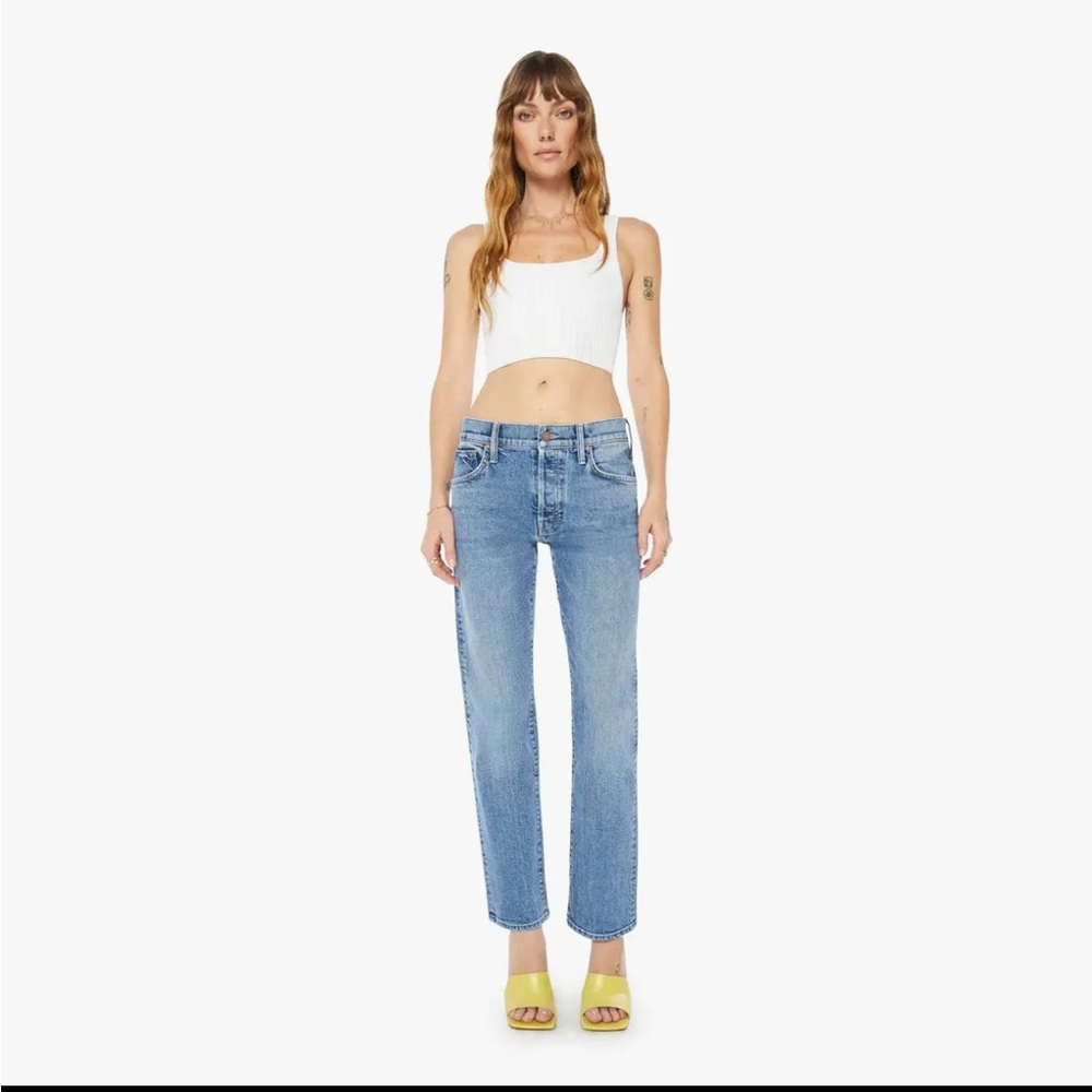 Mother Mid Rise Hiker Hover Penny For Your Thoughts Jeans NWOT 27 29